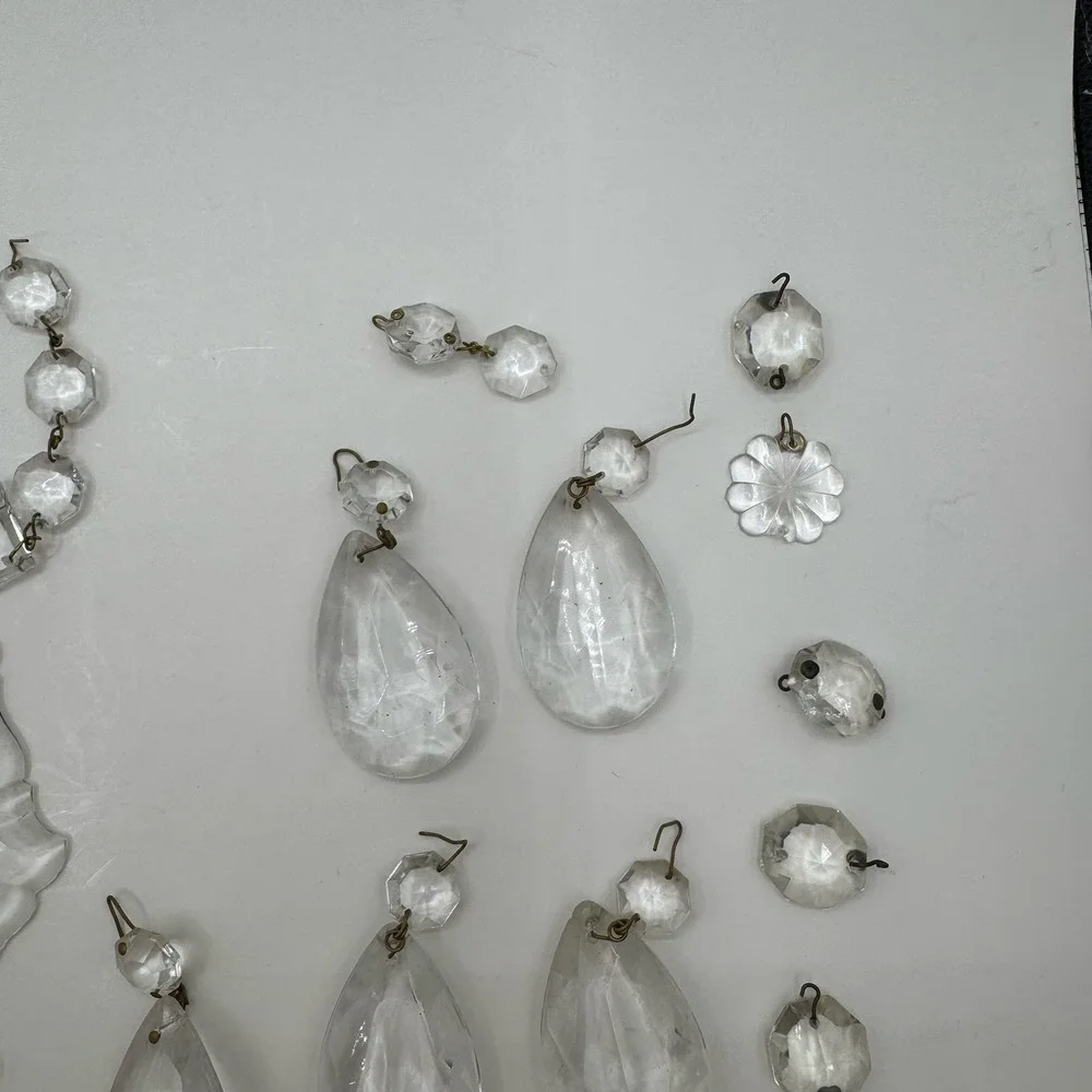 LOT OF 19 Vintage Glass FRENCH PENDALOGUE 2